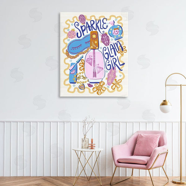 Stupell Industries Connie Summers | Sparkle Glam Girl Accessories Wall Art