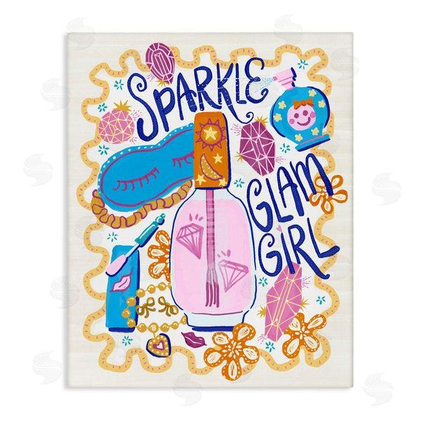 stupell industries Connie Summers | Sparkle Glam Girl Accessories Wall Art