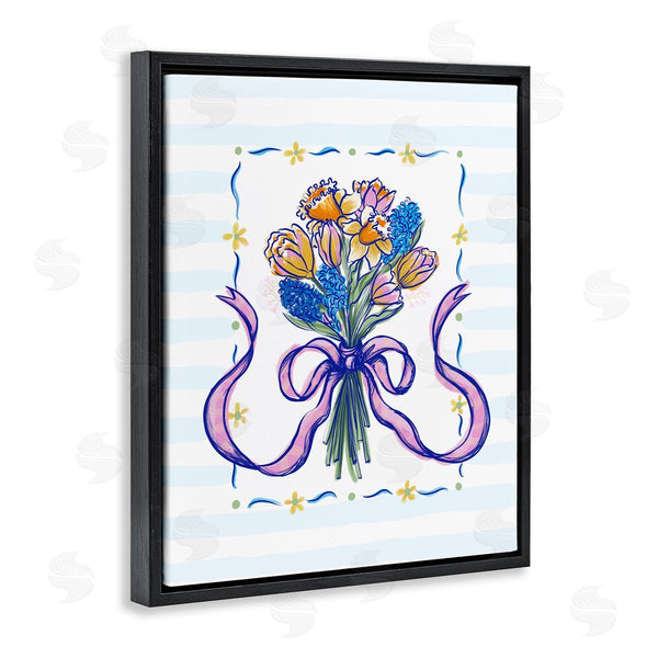 Stupell Industries Connie Summers | Spring Fresh Ribbon Bouquet Wall Art
