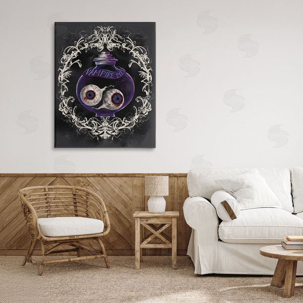Stupell Industries Connie Summers | Vampire Eyes Specimen Jar Wall Art