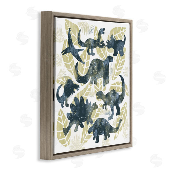Stupell Industries Connie Summers | Wild Dinos Prehistoric Friends Wall Art