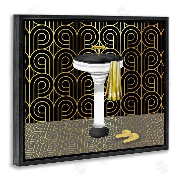 Stupell Industries Conrad Knutsen | Bathroom Sink Deco Style