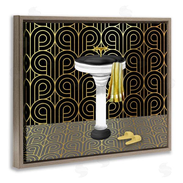 Stupell Industries Conrad Knutsen | Bathroom Sink Deco Style