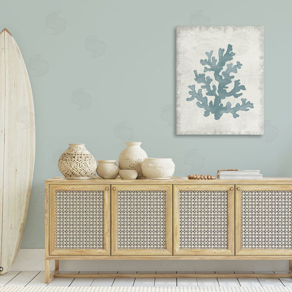 Stupell Industries Conrad Knutsen | Blue Coral Form Wall Art