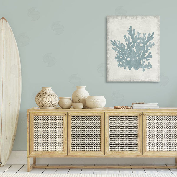 Stupell Industries Conrad Knutsen | Blue Coral Silhouette Wall Art
