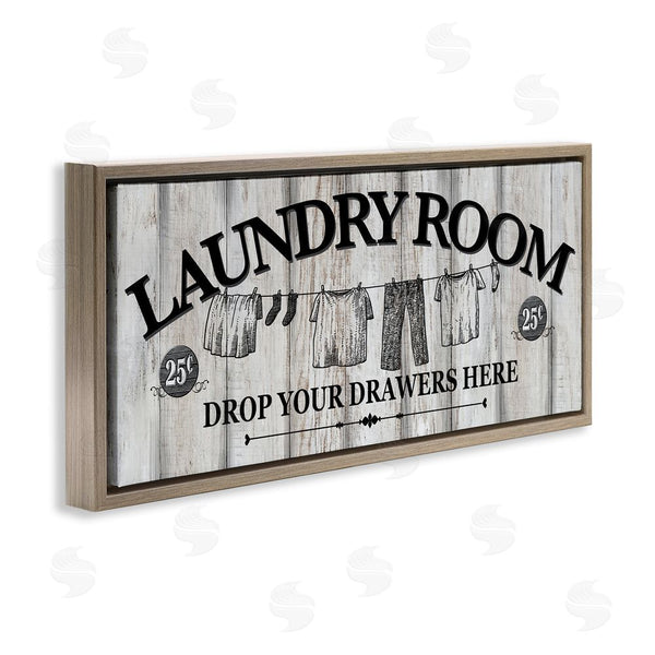 Stupell Industries Conrad Knutsen | Charming Farmhouse Laundry Wall Art