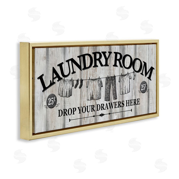 Stupell Industries Conrad Knutsen | Charming Farmhouse Laundry Wall Art