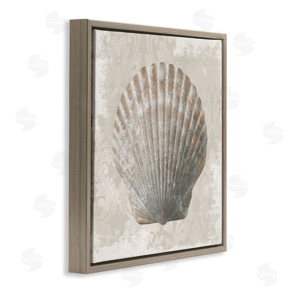 Stupell Industries Conrad Knutsen | Clam Shell Over Vintage Pattern