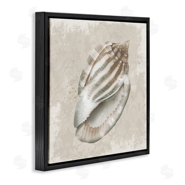 Stupell Industries Conrad Knutsen | Conch Shell Over Vintage Pattern