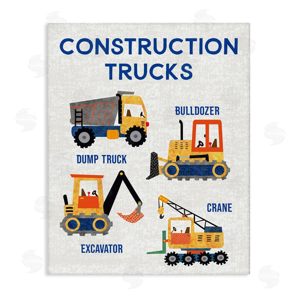 stupell industries Conrad Knutsen | Educational Construction Trucks