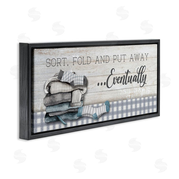 Stupell Industries Conrad Knutsen | Laundry Put Away Eventually Wall Art