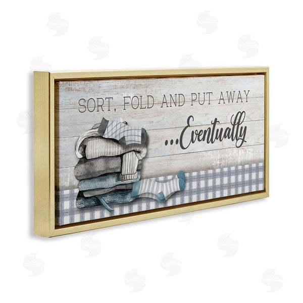 Stupell Industries Conrad Knutsen | Laundry Put Away Eventually Wall Art