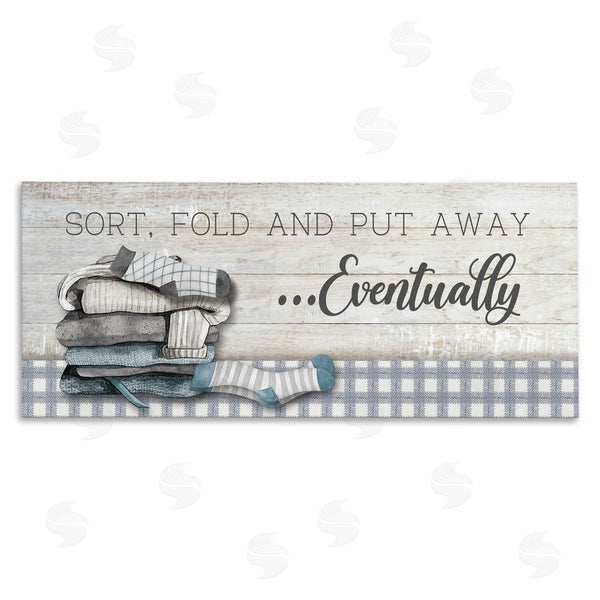 stupell industries Conrad Knutsen | Laundry Put Away Eventually Wall Art
