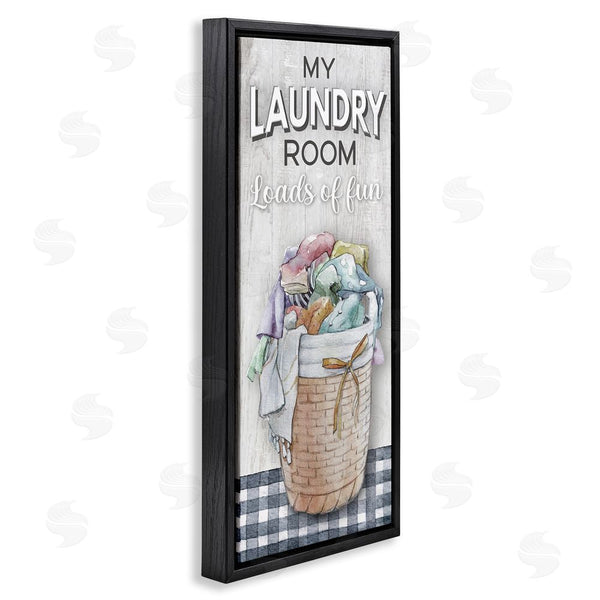 Stupell Industries Conrad Knutsen | Laundry Room With Plaid Wall Art