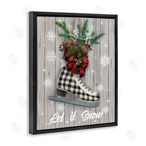 Stupell Industries Conrad Knutsen | Let It Snow Ice Skate Wall Art