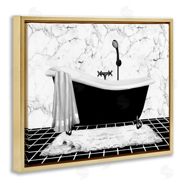 Stupell Industries Conrad Knutsen | Marble Pattern Tub