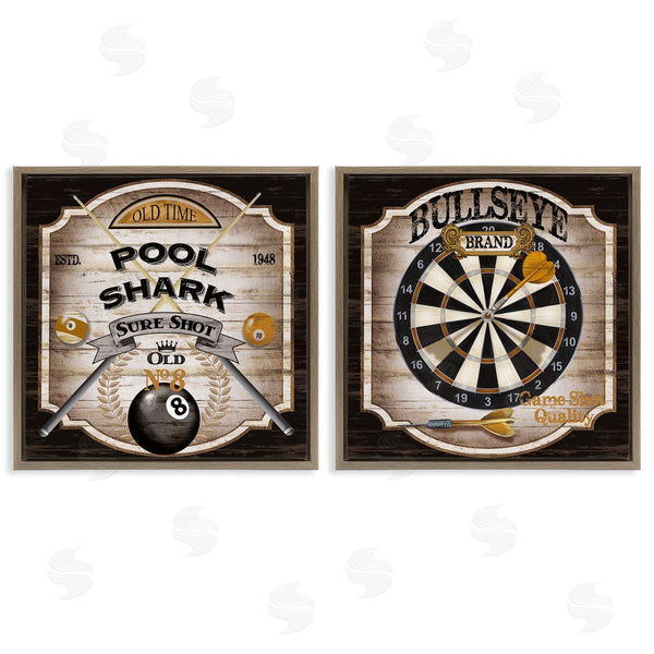 Stupell Industries Conrad Knutsen | Pub Sports Pool & Darts