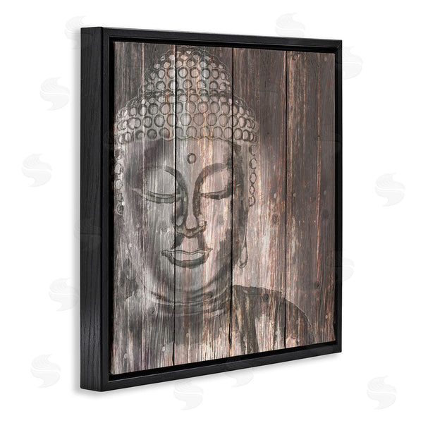 Stupell Industries Conrad Knutsen | Rustic Buddha Face Wall Art