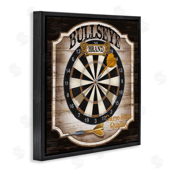 Stupell Industries Conrad Knutsen | Rustic Bullseye Darts Game