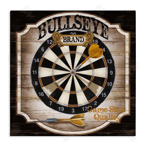 stupell industries Conrad Knutsen | Rustic Bullseye Darts Game
