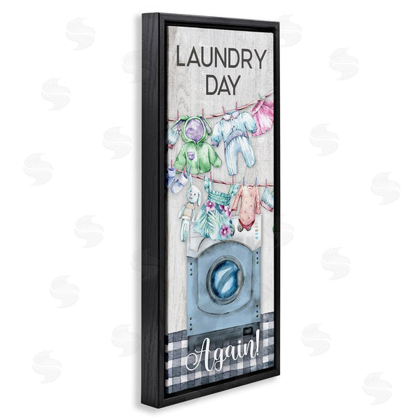 Stupell Industries Conrad Knutsen | Rustic Laundry Day Again Wall Art