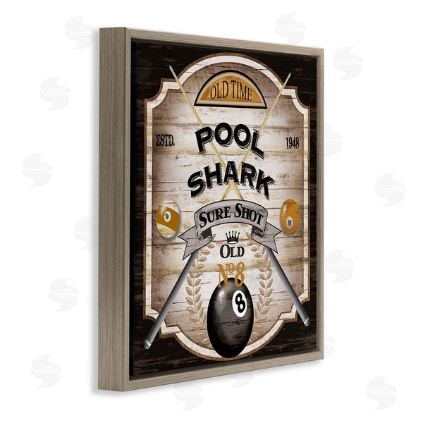 Stupell Industries Conrad Knutsen | Rustic Pool Shark