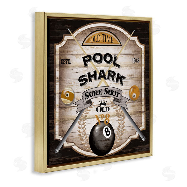 Stupell Industries Conrad Knutsen | Rustic Pool Shark