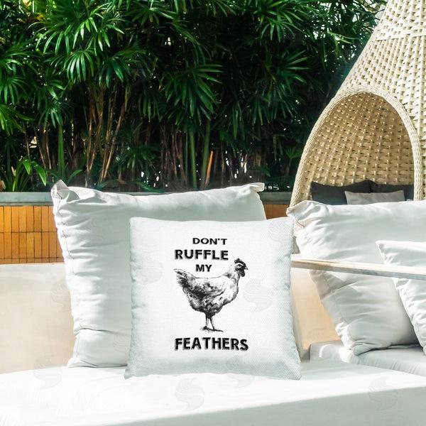 Stupell Industries Conrad Knutsen | Sassy Rooster Ruffled Feathers Printed Throw Pillow