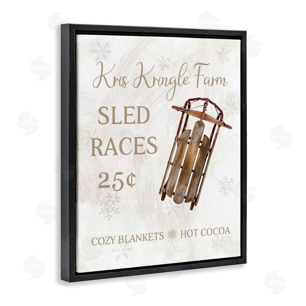 Stupell Industries Conrad Knutsen | Sled Races Holiday Sign Wall Art