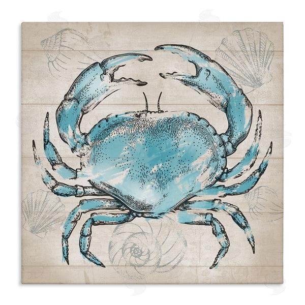 stupell industries Conrad Knutsen | Vintage Drawn Crab Wall Art