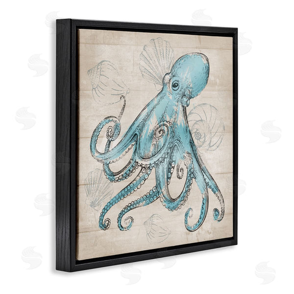 Stupell Industries Conrad Knutsen | Vintage Drawn Octopus Wall Art