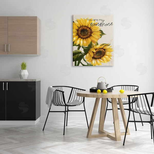 Stupell Industries Conrad Knutsen | You Are My Sunshine Vivid Sunflower Blossoms Wall Art