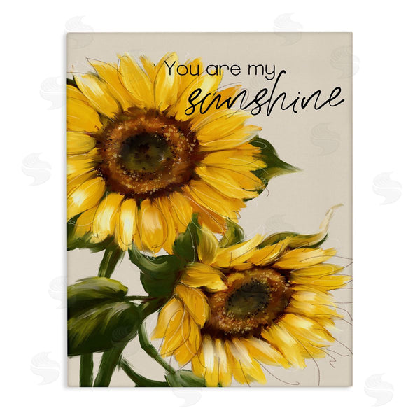 stupell industries Conrad Knutsen | You Are My Sunshine Vivid Sunflower Blossoms Wall Art