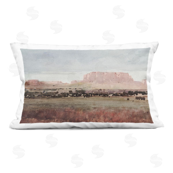 stupell industries Corinne Haig | Earthy Canyon Mesa Printed Throw Pillow