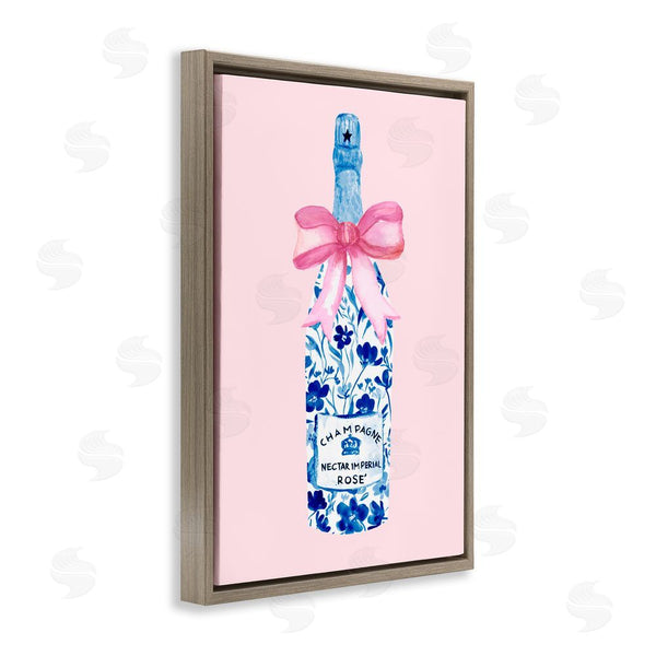 Stupell Industries Corinne Haig | Floral Coquette Champagne