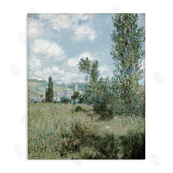 stupell industries Corinne Haig | Impressionist Countryside Dappled Clouds Wall Art