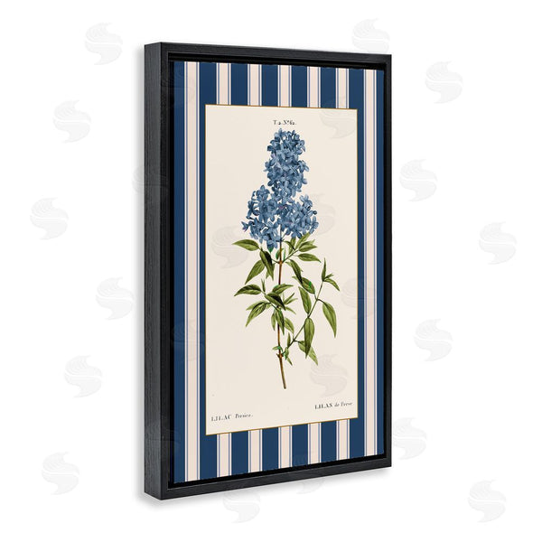 Stupell Industries Corinne Haig | Lilac Study Over Stripes