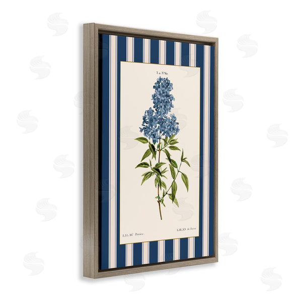Stupell Industries Corinne Haig | Lilac Study Over Stripes