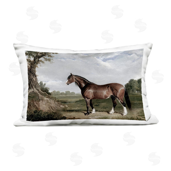 Stupell Industries Corinne Haig | Majestic Equine Nature Portrait Printed Throw Pillow