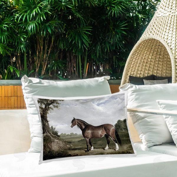 Stupell Industries Corinne Haig | Majestic Equine Nature Portrait Printed Throw Pillow