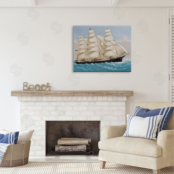 Stupell Industries Corinne Haig | Nautical Ship Sailing Wall Art