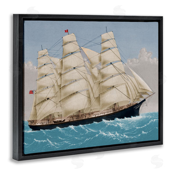 Stupell Industries Corinne Haig | Nautical Ship Sailing Wall Art