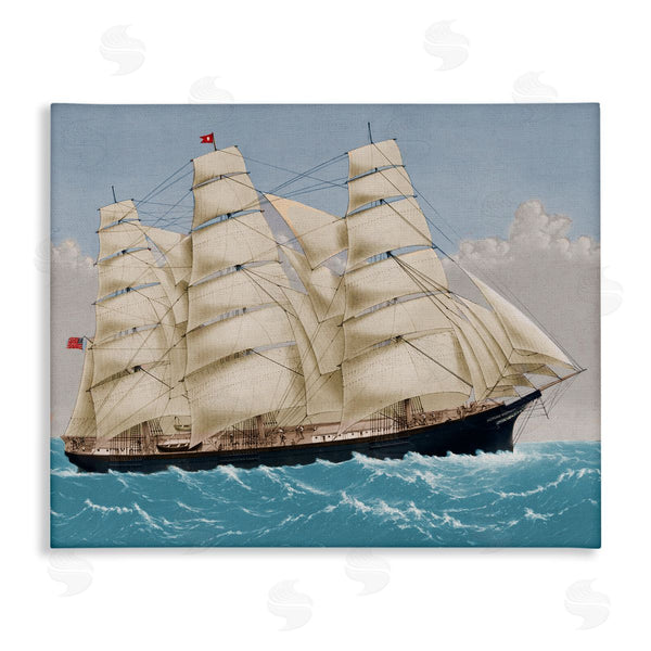 stupell industries Corinne Haig | Nautical Ship Sailing Wall Art
