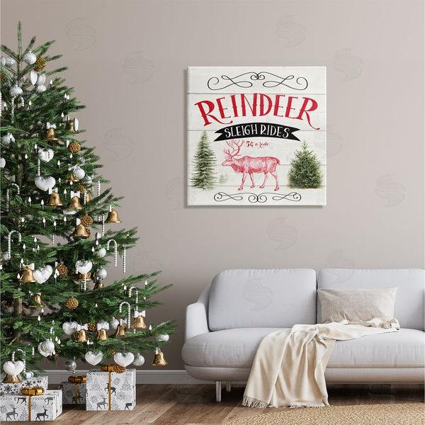 Stupell Industries Corinne Haig | Sleigh Rides Phrase Wall Art