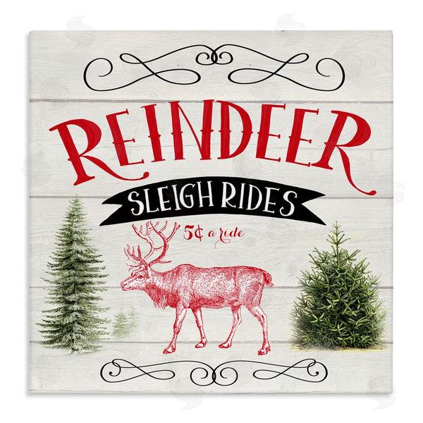 stupell industries Corinne Haig | Sleigh Rides Phrase Wall Art