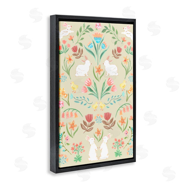 Stupell Industries Corinne Haig | Symmetrical Easter Ivory Wall Art