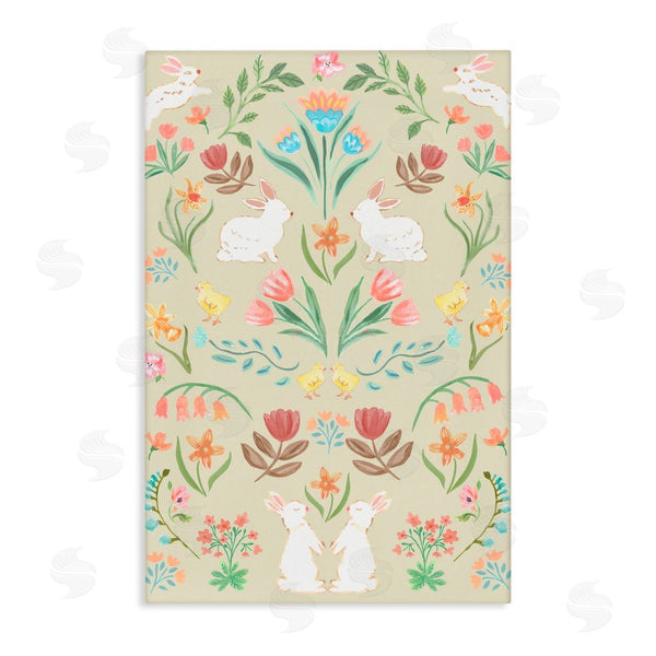 stupell industries Corinne Haig | Symmetrical Easter Ivory Wall Art