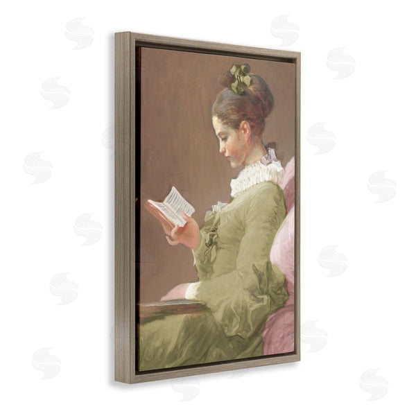 Stupell Industries Corinne Haig | Victorian Woman Seated With Book