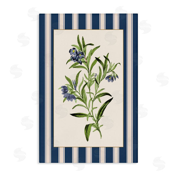 stupell industries Corinne Haig | Vintage Plant over Stripes