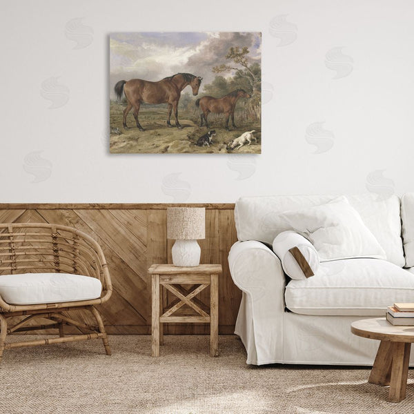 Stupell Industries Corinne Haig | Wild Dogs & Horses Traditional